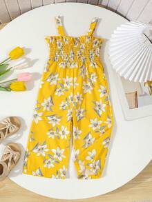 Bộ đồ liền thân dây đeo cho bé gái mới sinh, bộ đồ liền thân hoa nhỏ nhắn, trang phục ngày lễ thường ngày cho bé - Nhiều màu - Xem 2