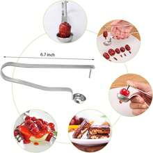 2/1pc Jalapeno Pepper Corer & Zucchini/Cucumber Corer, Newness Stainless Steel Core Deseeder Kitchen Tool With Serrated Slice And Rubber Handle, Easy For Seed Remover Or Slice Off Vegetables Tops - Multicolor - View 12