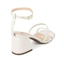 Women's Fashion Oxana Sandals With 7cm Thick Heel And Comfortable - 白色 - 查看 3