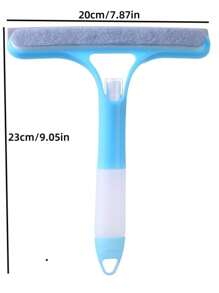3 In 1 Multifunctional Window Cleaning Tool With Sprayer, Polypropylene (PP) Plastic, For Bathroom, Kitchen, Living Room, Bedroom, Toilet - Effective Squeegee For Mirrors And Windows