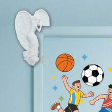 1pc Angel Wing Decor For Doorframe, Angel Sculpture Decoration In Corner Of Doorframe, Angel Gate Wing Wall Decor, 3D Angel Statue Home Wall Sculpture