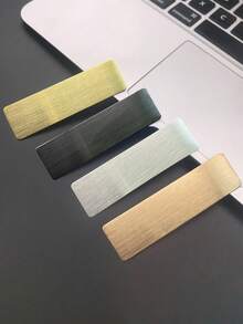 1pc Customized Engraved Stainless Steel Brushed Name Tag, Company Work ID Badge With Magnetic Clasp, Colorful, Cute, Adorable, Funny, Kawaii, Y2K, Stylish, Unisex, Casual, Custom, Personalized, Unique, Customized, Ideal Gifts For Him, Ideal Gifts For Her, Her, Boyfriend, Girlfriend, Family, Friends, Delicate Romance, Winter Grace,New Year Glamour