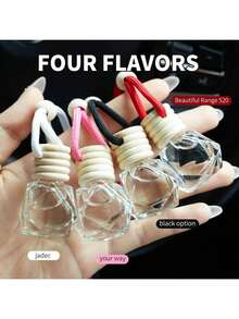 1pc 8ml Car Aromatherapy Pendant Air Freshener, A Must-Have For Summer Vacations, Suitable For Daily Driving And Traveling. Cute Car Air Freshener, Fashionable Nordic Design Pendant, Elegant Feminine Car Decoration, Plant Fragrance, The Perfect Boyfriend Gift For Your Girlfriend, Bringing Long-Lasting Fragrance - Multicolor - View 8