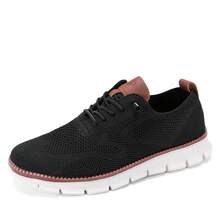Plus Size Men's Shoes Breathable Mesh Breathable Casual Shoes Sports Men's Sports Casual Shoes - 灰色 - 查看 6
