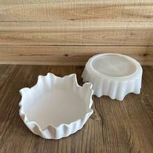 Large Asymmetrical Silicone Tray Mold, Plaster Silicone Mold, Jewelry Storage Box, Epoxy Resin Mold, Fruit Plate, Coaster, Dish, Concrete Cement Mold, Candle Cup Mold - White - View 4