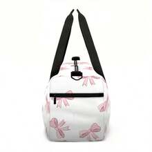 Bow Pattern Printed Large Capacity Travel Duffel Bag Travel Bag Handbag Luggage Bag For Travel For Business For Vacation Holiday Portable Multifunction Unisex Weekender Bags