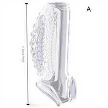 Penis Sleeve Transparent Progressive-Texture Condom Featuring Waterdrop And Arrow-Shaped Patterns, 115mm Length With Thickening/Lengthening Effect, Ideal For Passionate Nights Enhancing Partner Pleasure.