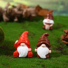 5/10/20pcs Mini Gnome Garden Decor, Light Up Your Miniature Landscape, Create Your Own Fairy Tale Corner