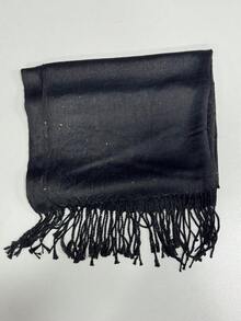 Scarf With Shine - Negro - Ver 3