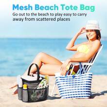 1pc Mesh Shower Caddy Basket Portable For College Dorm Room Essentials,Portable Bathroom Organizer For Travel,Shower Caddy Dorm With 8-Pocket Large Capacity,Shower Bag For Beach,Swimming,Gym