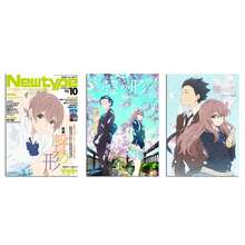1/3/6张流行墙面艺术海报套装，日本动漫电影海报，现代墙面装饰，帆布海报印刷，书房、宿舍、客厅、卧室，无框风格家居装饰 - 彩色 - 查看 26