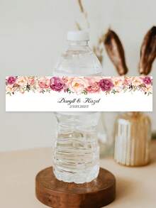 Customized Celebration Labels Personalized Bottle Stickers Customized Name Text Stickers Birthday Baptism Wedding Decoration Water Bottle Label Decoration Supplies,Custom Water Bottle Sticker - Custom Logo Label - Graduation Bottle Label - Birthday Label - Multicolor - View 15