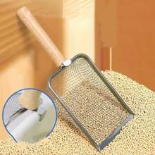 1pc Beach Mesh Shovel With Net Bag, For Collecting Seashells, Kids Sand Filter Shovel To Pick Up Seashells, Shark Tooth Sifter, Suitable For Boys And Girls