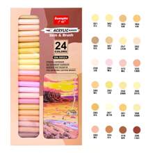 12-Farben-Set hautfarbener wasserlöslicher Soft-Tip Marker, deckend und stapelbar, Studentenwasserfarben-Stifte, kein Drücken nötig, Kunstmalerei, Handzeichnung, Graffiti-Stift, wasserdicht, Schulbeginn, Schulmaterial