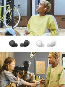 Sony WF-C510 SportBeans 无线 AirLight Fit 全天佩戴 28 小时电池续航 柔和色调 自动降噪过滤器 礼盒（适合情侣/闺蜜）