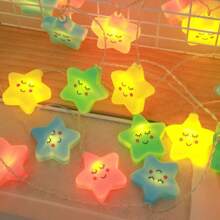 Star Light String, Clouds, Rainbow, Beautiful, Warm, Creative, Suitable For Rooms, Bedrooms, Outdoors