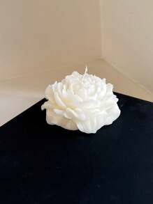 1 pieza Vela con forma de flor, vela estética con forma floral, vela de cera de soja fría, vela hecha a mano minimalista, vela decorativa para el hogar, spa, yoga, decoración de cumpleaños, boda, fiesta, regalo, set de velas, regalo, regalo para mujer, regalo para mejor amiga
