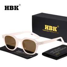 HBK HBK Herren TAC Polarisierte Brille TR90 Quadratischer Rahmen klassisch-lässige Mode neuer Stil Dekorative Lesebrille für Outdoor Urlaub Sport Angeln Reise Straßen Foto Party für Sommer Strand Urlaub, Outdoor, Reise