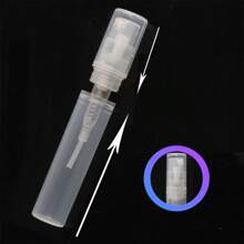 5pcs Transparent Plastic Perfume Spray Bottles - 2ml, 4ml, 5ml Travel Size Fine Mist Refillable Atomizers, Perfume Sample & DIY Packaging Bottles
