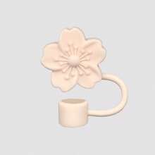 1/2/3/4/5/6/7/8 piezas Tapa protectora de pajita con diseño de flor de dibujos animados, tapa protectora de silicona para pajitas que se ajusta a tumblers de 30 y 40 onzas con asa, cubiertas de puntas de pajitas de beber lindas de 10 mm para accesorios de vasos - Multicolor - Ver 22