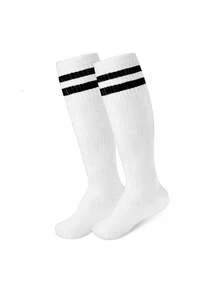 1 par knästrumpor för barn/ungdom, fotboll/baseboll/softboll, unisex knästrumpor, lämpliga för pojkar och flickor från 2–12 år - Multifärgad - Visa 15