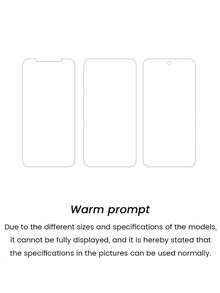 3pcs High-Definition Waterproof Screen Protector For Phones Gift For Birthday, Family, Friends Tempered Glass, Phone Screen Protector, Phone Accessories - White - View 11