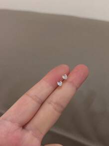 3/4/5pcs Minimalist Small Geometric Stud Earrings Set, Versatile For Daily Wear