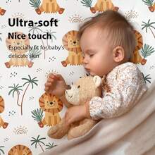 Summer Goodies 3 Packs Soft Microfiber Baby Mini Crib Sheets, Super Soft Breathable Portable 38"X26"Pack And Play Sheets Fitted For Playard And Pack N Play Mattress - Multicolor - View 10