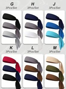 1条女士简约纯色弹力发带，几何图案户外吸汗透气时尚发饰，健身头巾发带吸汗带，学校用品，大学用品，秋冬季发带发饰，女士度假装扮优雅围巾女士头巾柔软头巾