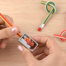 30 支/15 支/3 支柔性铅笔，带橡皮擦的柔性铅笔，实用可弯曲魔术铅笔，专业艺术用途的创意书写铅笔，灵活可折叠的软铅笔，适合作为生日派对礼物和有趣的奖品/办公用品 - 彩色 - 查看 4