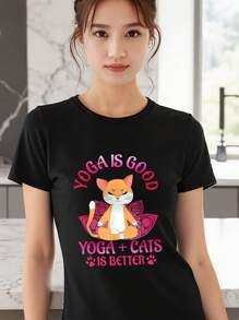 Cat-Yoga-Class-Womens-Workout-Gift-Yogi-Meditation-Saying-T-Shirt