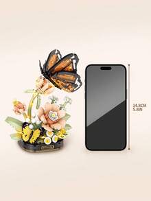 Klocki LOZ Mini Bricks Biedronka, Pszczoła, Wieczny Kwiat, Uroczy model owada, Dekoracja biurka dla dorosłych, Prezent na święta/Boże Narodzenie