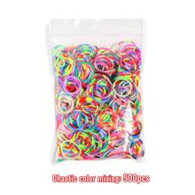 500pcs/1000pcs/1500pcs/7500pcs Assorted Colorful Elastic Hair Bands Set, Suitable For DIY Handmade Craft, Bohemian Style, Braiding Hair Bands DIY Creative Everyday And Holiday/Graduation Season Gift