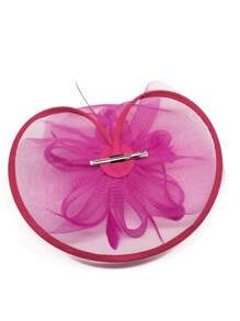 1 Stück Faszinator für Frauen, Teepark Kopfband Hut, Blumengewebe Federn Kopfbedeckung Haarclip für Hochzeit