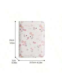 Sanrio Sanrio Mode Schleife Hallo Kitty Passcover für Damen Reisenotwendigkeiten Passhülle Cartoon Stitch Flugticket Passport Halter Urlaubsnotwendigkeiten Urlaubsreisebeutel Reisezubehör