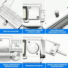 Calibrador Vernier Digital Pie De Rey 6in Precisión 0-150mm - Plateado - Ver 4