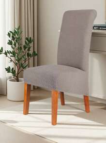 XL Dining Chair Covers Stretch Jacquard High Back Elastic Chairs Slipcovers For Living Room Kitchen Machine Washable