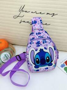 Sanrio 1pc Cartoon Casual Shoulder Bag, Small Backpack, Chest Bag, Lightweight & Cute Crossbody Bag - Suitable For Valentine's Day, Halloween, Thanksgiving And Birthday, Student Storage Bag, Backpack