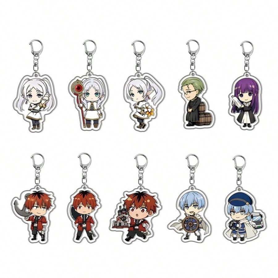1 cái/3 cái Mô hình nhân vật Anime 2D Quà tặng tiệc Anime Móc chìa khóa Acrylic nguyên bản Frieren: Beyond Journey's End Frieren Fern Himmel Mặt dây chuyền hoạt hình Y2K dễ thương, Thích hợp cho túi đeo vai và ba lô và chìa khóa, Món quà hoàn hảo cho người hâm mộ, Mặt dây chuyền trang trí tiệc Cosplay Mặt dây chuyền ô tô Sản phẩm Anime sáng tạo, Mặt dây chuyền truyện tranh Nhật Bản, Bộ sưu tập người hâm mộ Anime cao cấp, Quà tặng loạt phim Otaku, Quà tặng ngày lễ giá rẻ - Nhiều màu - Xem 1