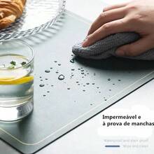 6pc American Game ORIGINAL LEATHER Material Waterproof And Stain-Proof For Dining Table - Xanh đậm - Xem 9