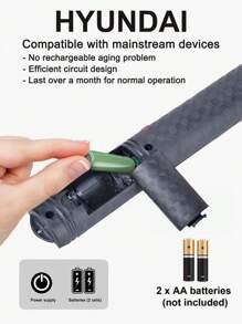 One Battery-Powered Fly Swatter, A Household Electric Mosquito Swatter Suitable For Dormitories. It Is Small And Portable, Suitable For Car And Outdoor Use. It Is A Lightweight Small Outdoor Mosquito Repellent And Electric Mosquito Swatter (Without Battery).