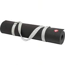 Travel On Commuter - Soporte para tapete de Yoga, Correa de algodón Ajustable, Apto para Todos los tapetes de Yoga - Gris jaspeado y felicidad - Ver 11