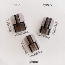 2-10 件 USB Type-C 线缆保护套，防裂、防断裂、防缠绕，适用于 - 彩色 - 查看 10