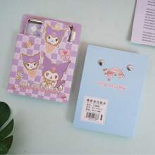 Sanrio Appunti Mini Sanrio con blocco note, quaderno portatile per studenti, premi per la scuola materna, forniture scolastiche, ritorno a scuola