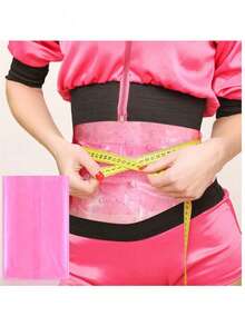 Wrap Around Abdomen Pink Sauna Sweat Belt For Weight Loss, Reusable, With Waist Sweat Enhancer To Wrap Around Abdomen., Gym, Sport, Gym, Home Exercise, Sport Accessories, Gym Accessories, CrossFit Accessories