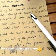 Tianchuo Jifeng Retractable Quiet Ballpoint Pen, High-Tech Pen For Writing, Sketching, Signing, Calligraphy Practice School Supplies, Back To School