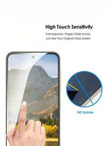 3pcs High-Definition Waterproof Screen Protector For Phones Gift For Birthday, Family, Friends Tempered Glass, Phone Screen Protector, Phone Accessories - White - View 10