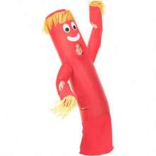 Morph Wacky Inflatable Tube Man Costume Wacky Arm Waving Tube Guy Adult Wild Wavy - as pic - View 1