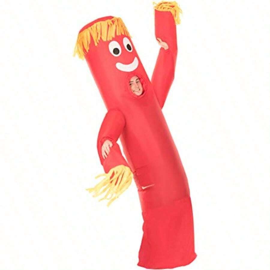 Morph Wacky Inflatable Tube Man Costume Wacky Arm Waving Tube Guy Adult Wild Wavy - as pic - View 1