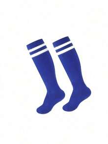 1 par knästrumpor för barn/ungdom, fotboll/baseboll/softboll, unisex knästrumpor, lämpliga för pojkar och flickor från 2–12 år - Multifärgad - Visa 17